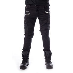 kalhoty gothic CHEMICAL BLACK ANDERS 30/32